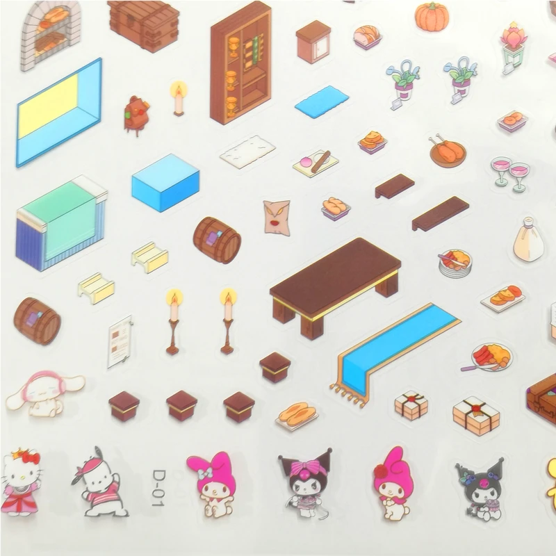 عکس شماره 2 : برچسب مدل پازلی بسته 4عددی