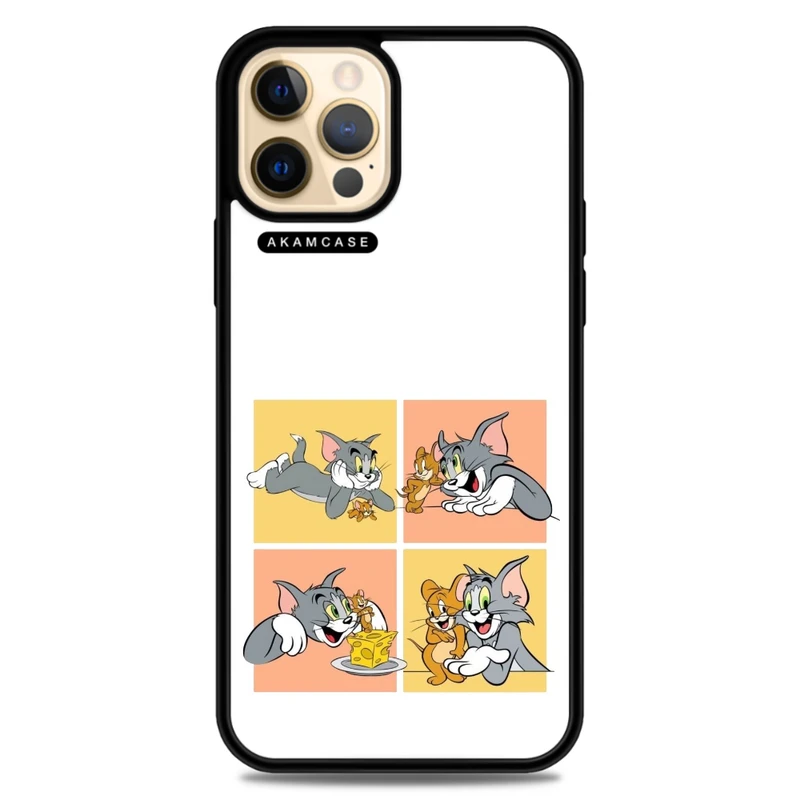 کاور آکام مدل AMC-WA12PRO-TOM & JERRY8 مناسب برای گوشی موبایل اپل iPhone 12 Pro