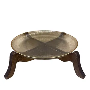 میوه خوری مدل بلور پایه چوبی کد 2-17166