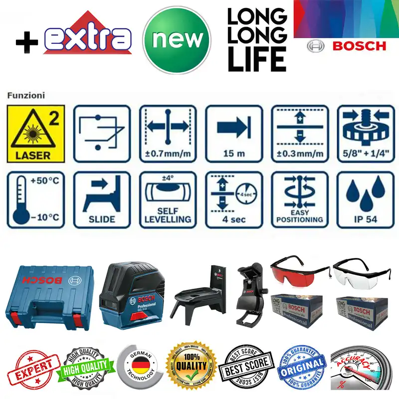 تراز لیزری بوش مدل GCL 2-15 Professional