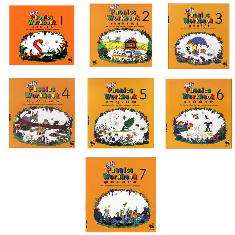 کتاب Jolly Phonics Workbooks اثر Mahsa Pejmanfar and Ramesh Ranjbar انتشارات شیلر 7 جلدی کتاب Jolly Phonics Workbooks اثر Mahsa Pejmanfar and Ramesh Ranjbar انتشارات شیلر 7 جلدی