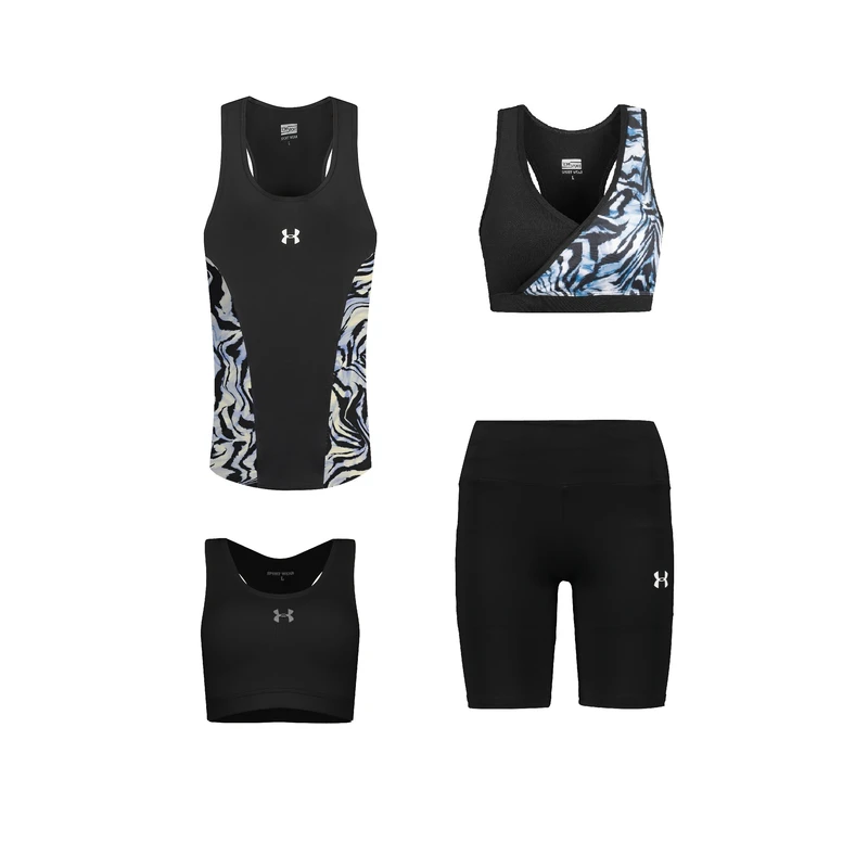 ست چهار تکه لباس ورزشی زنانه مدل 1801-1901-8101-69