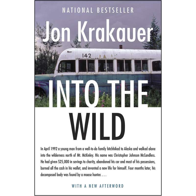 کتاب Into the Wild اثر Jon Krakauer انتشارات Anchor کتاب Into the Wild اثر Jon Krakauer انتشارات Anchor
