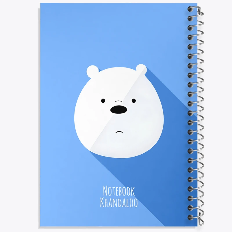 دفتر شطرنجی 50 برگ خندالو طرح سه خرس کله پوک کد N4910