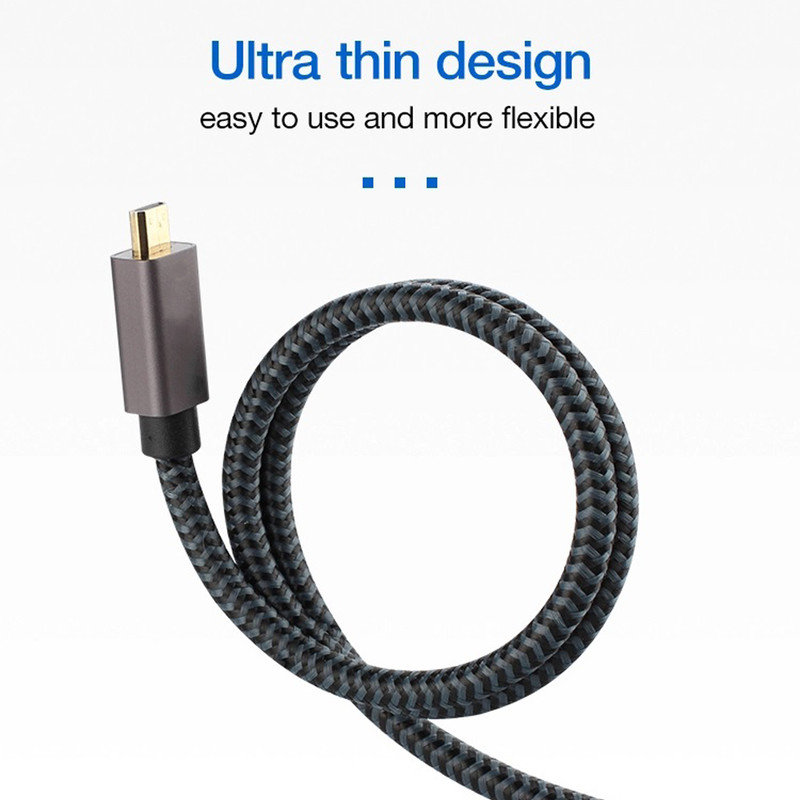 کابل تبدیل Micro HDMI به HDMI کابل HDMI یو اِل‌ تی یونیت مدل 4k طول 3 متر