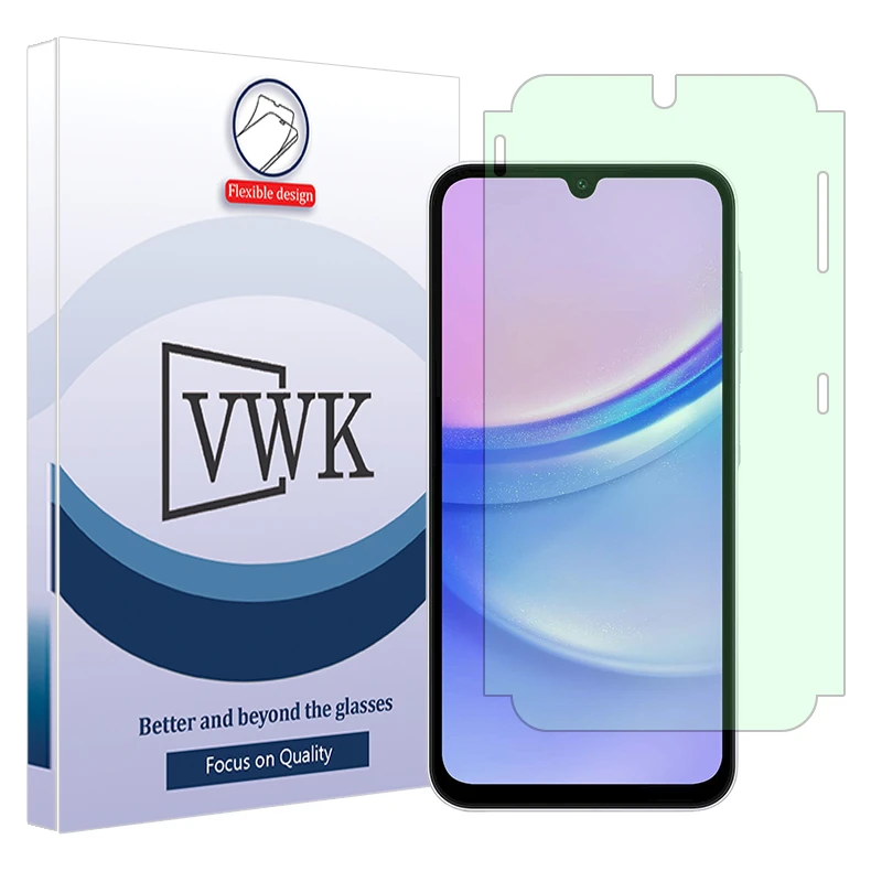 محافظ صفحه نمایش وی دبلیو کی مدل گرین لایت مناسب برای گوشی موبایل سامسونگ Galaxy A15