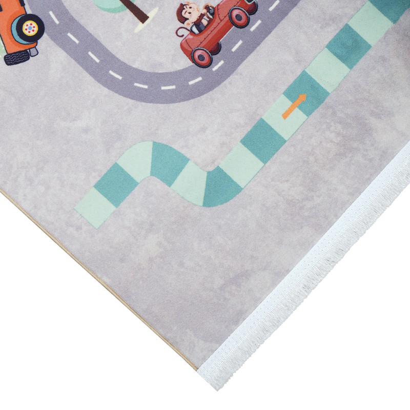 فرش ماشینی محتشم طرح کودک مدل شهروندان کوچک کد 101270