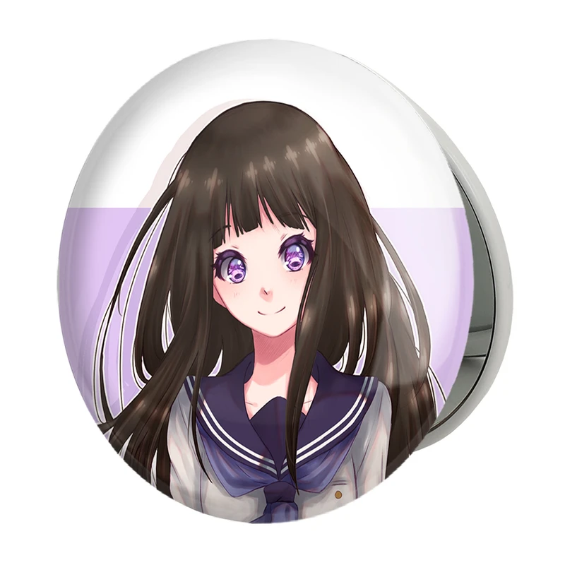 آینه جیبی خندالو طرح چیتاندا انیمه هیوکا Hyouka مدل تاشو کد 17070 