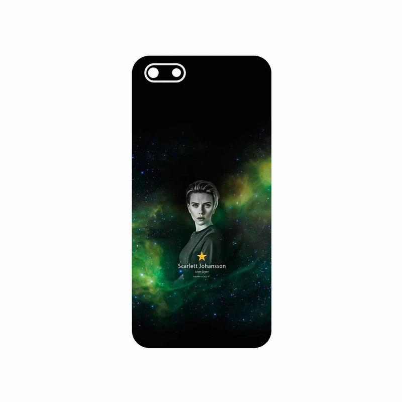 برچسب پوششی ماهوت مدل Scarlett Johansson مناسب برای گوشی موبایل هوآوی Y5 Prime 2018