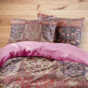 سرویس روتختی مدوپد طرح فرش قم قاب‌قابی مدل C-Ghom032 یک نفره 4 تکه