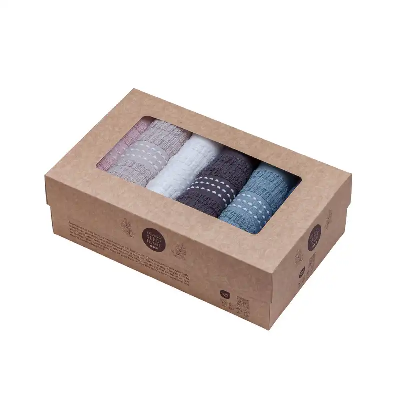 حوله دست و صورت خانه خواب اورنگ مدل آلین سایز 50×30 سانتی‌ متر بسته 6 عددی