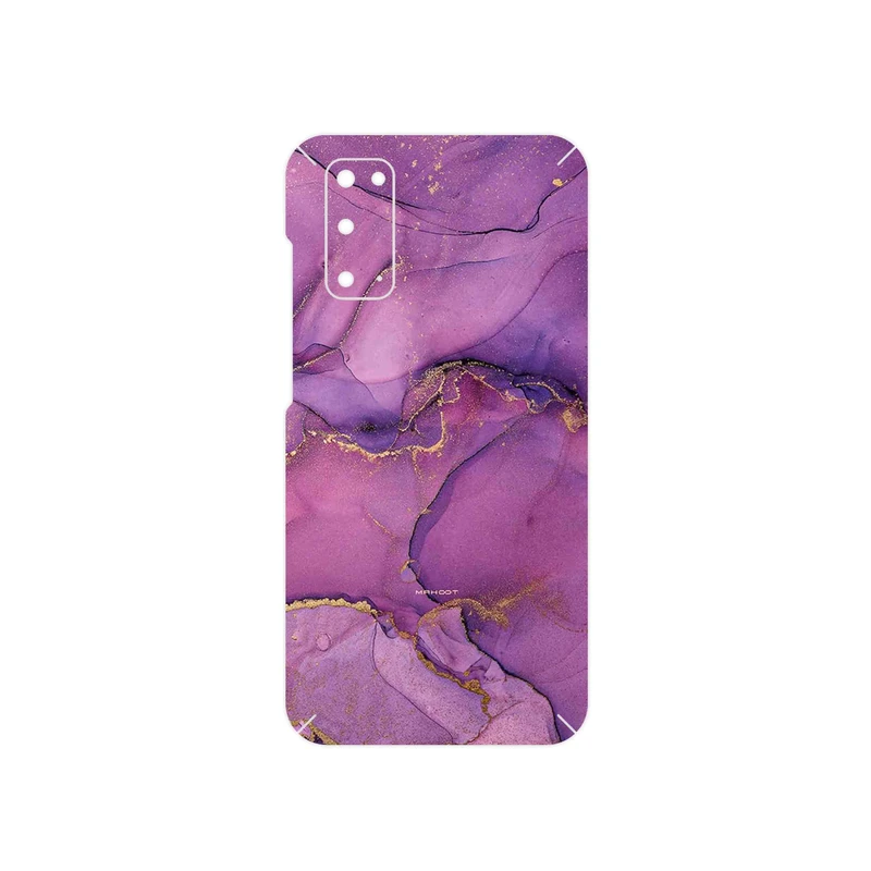 برچسب پوششی ماهوت مدل Purple Marble مناسب برای گوشی موبایل سامسونگ Galaxy S20
