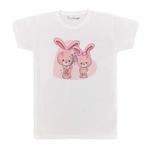 تی شرت بچگانه پرمانه طرح خرگوش کد pmt.4290