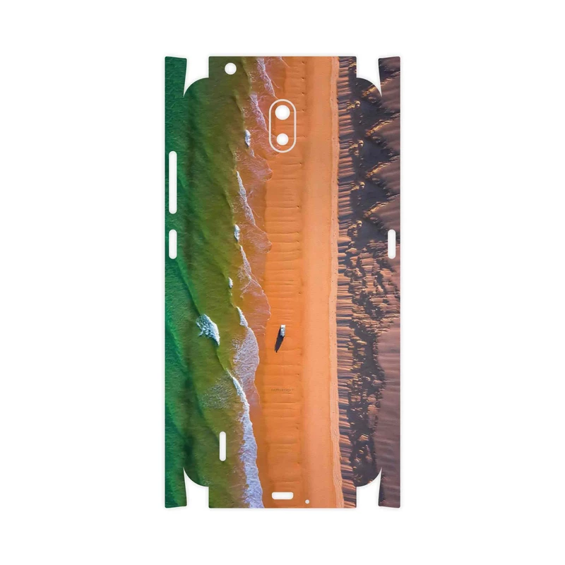 برچسب پوششی ماهوت مدل Beach and Green Sea-FullSkin مناسب برای گوشی موبایل نوکیا C1