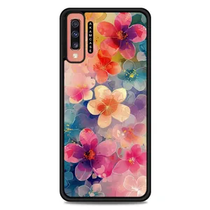 AKAM AMC-WSGA70-FLOWERS-42 Cover For Samsung Galaxy A70