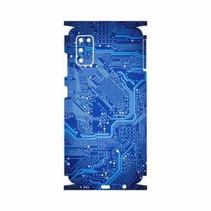 MAHOOT Blue Printed Circuit Board-FullSkin Cover Sticker for Samsung Galaxy A41