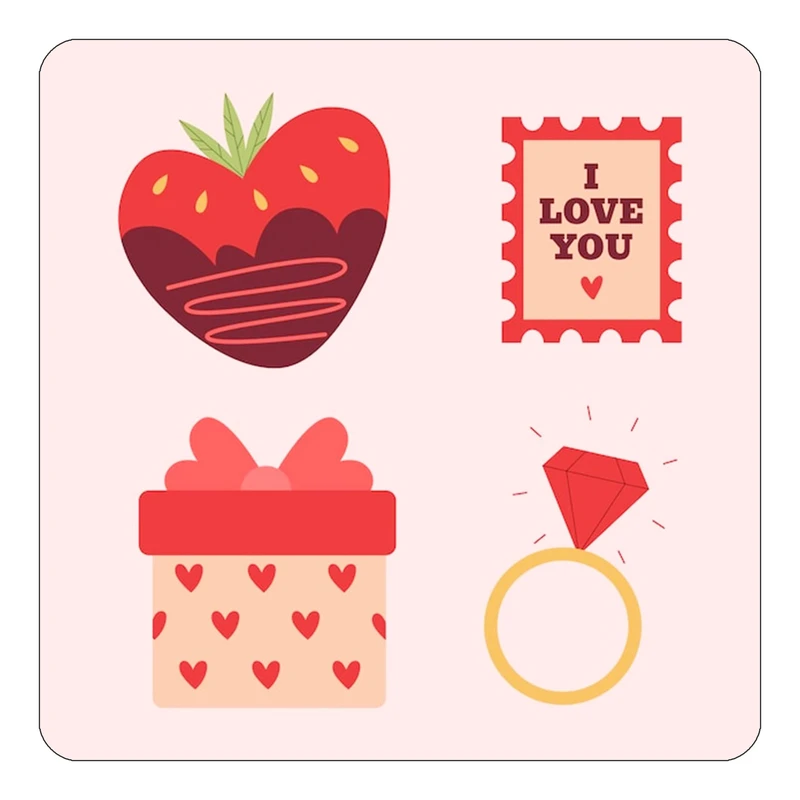 مگنت کاکتی طرح عاشقانه مدل mp37396