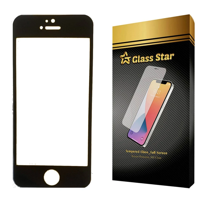 محافظ صفحه نمایش گلس استار مدل FUGS مناسب برای گوشی موبایل اپل iPhone 5