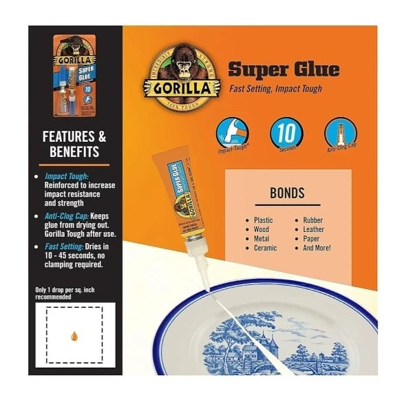 چسب  قطره ای گوریلا کد 7800102 وزن 3 گرم