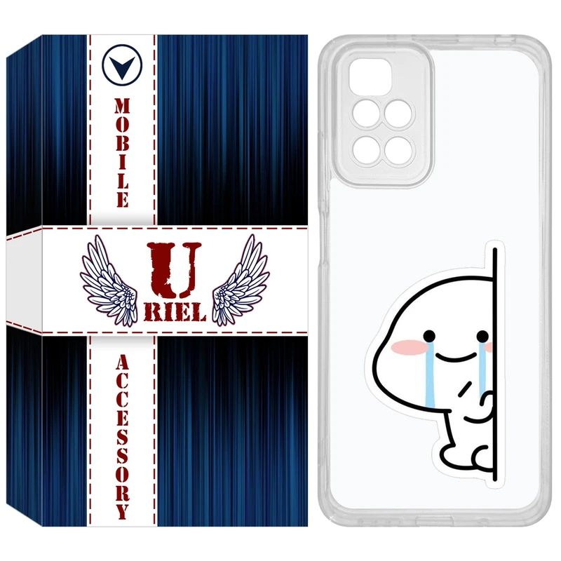 کاور یوریل مدل Clear کد 91 طرح اشک مناسب برای گوشی موبایل شیائومی Redmi 10 / 10 Prime