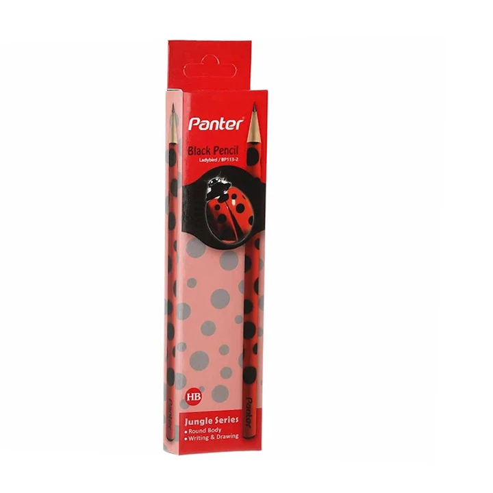  مداد طراحی پنتر مدل BP 103 طرح کفش دوزک بسته 12 عددی 