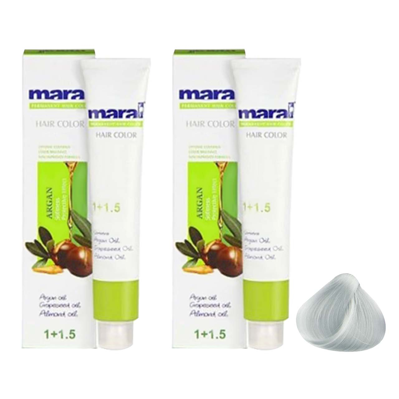 واریاسیون مارال شماره 022 حجم 15 میلی لیتر رنگ نقره ای مجموعه 2 عددی