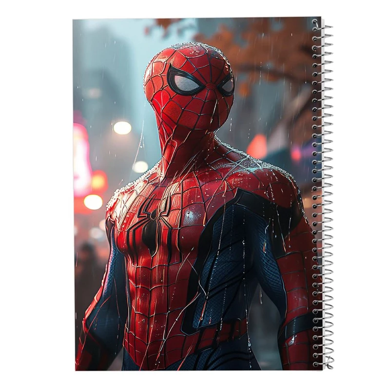 دفتر شطرنجی 50 برگ مدوپد طرح مردعنکبوتی کد DF15071