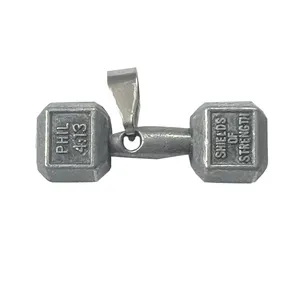 آویز گردنبند مدل دمبل کد 96666