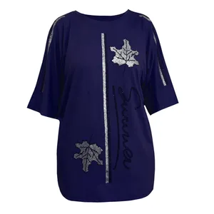 تونیک زنانه مدل برگ نگین دار کد 072