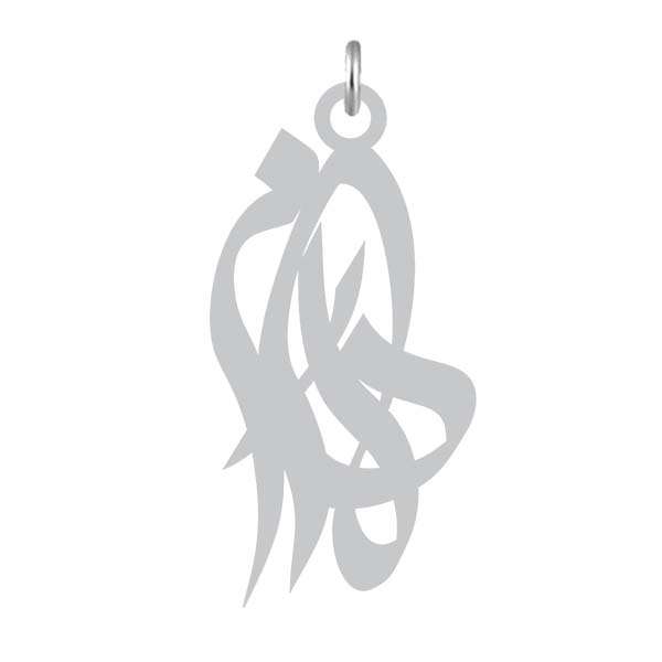 آویز گردنبند نقره کرابو طرح دلارام مدل Kn2-979