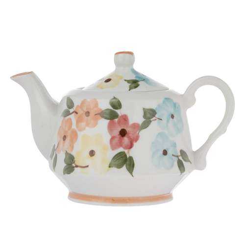 قوری سرامیکی مدل شکوفه های بهاری کد Landani