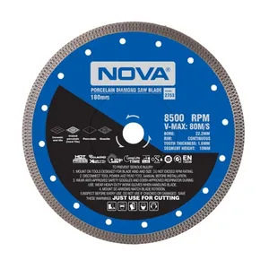 صفحه برش الماسه پرسلان بر  نووا مدل 180 میلیمتر