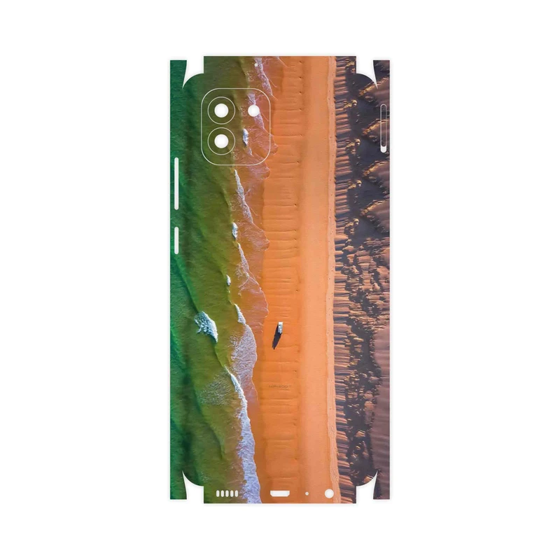 برچسب پوششی ماهوت مدل Beach and Green Sea-FullSkin مناسب برای گوشی موبایل سامسونگ Galaxy A03