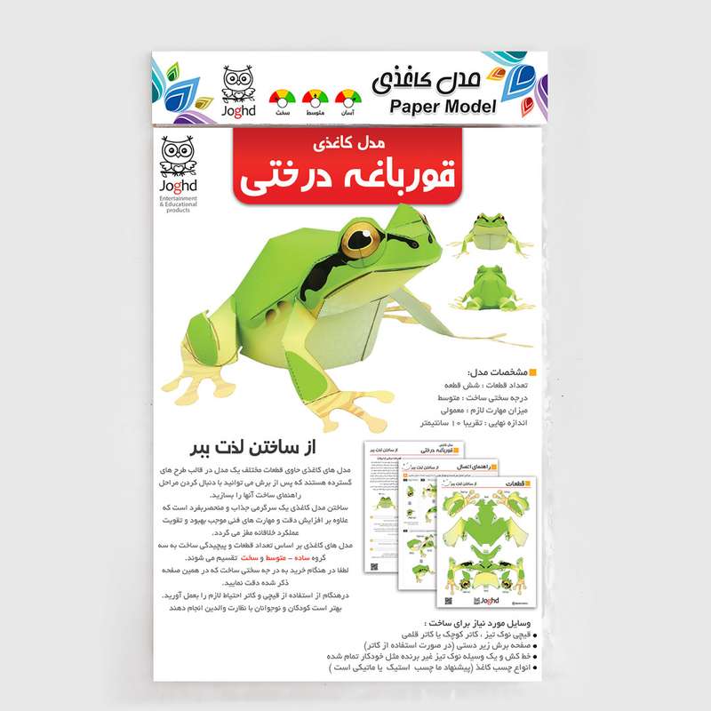 ساختنی مدل قورباغه درختی