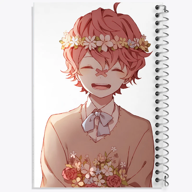 دفتر مشق 100 برگ خندالو طرح پسر انیمه ای کد N3449