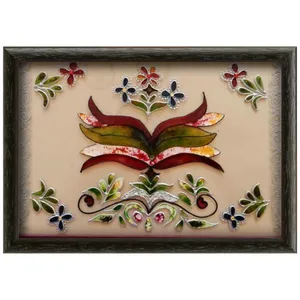 تابلو ویترای طرح گل کد 45011