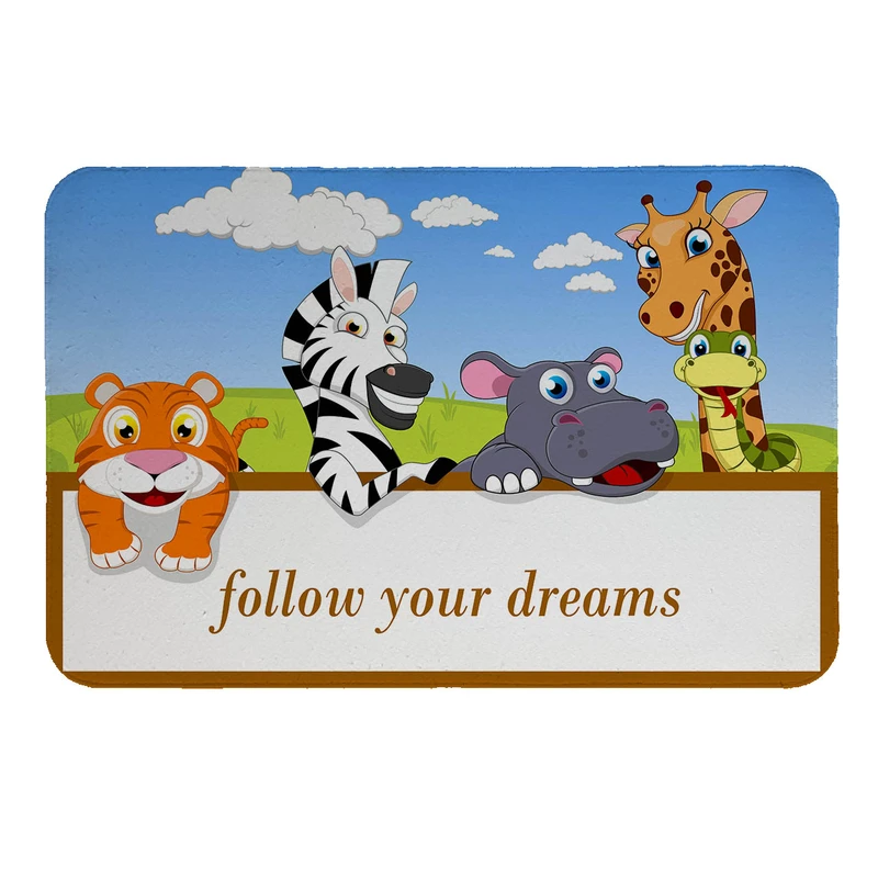   پادری  طرح حیوانات کد 8513 سایز 50 × 70 سانتی متر