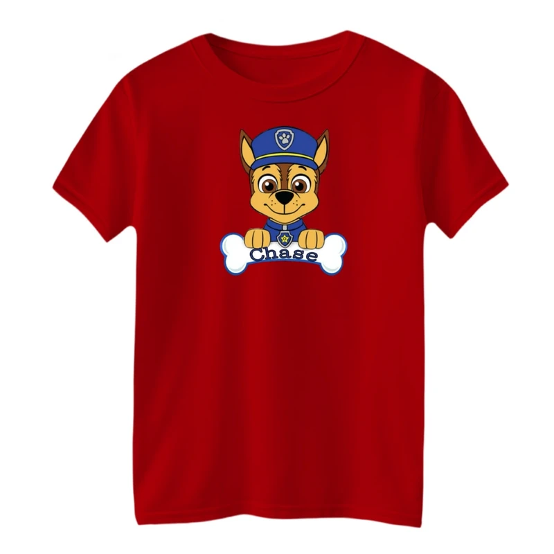 تی شرت آستین کوتاه بچگانه مدل سگ نگهبان کد03