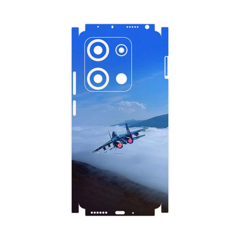 برچسب پوششی ماهوت مدل Fighter plane Su27-FullSkin مناسب برای گوشی موبایل شیائومی Redmi Note 14S