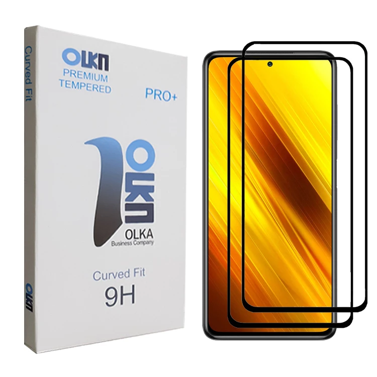 محافظ صفحه نمایش سرامیکی مات الکا مدل PRO مناسب برای گوشی موبایل شیائومی Poco X3 بسته دو عددی