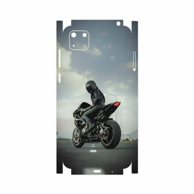 برچسب پوششی ماهوت مدل Motorcycling-FullSkin مناسب برای گوشی موبایل هوآوی Y5p