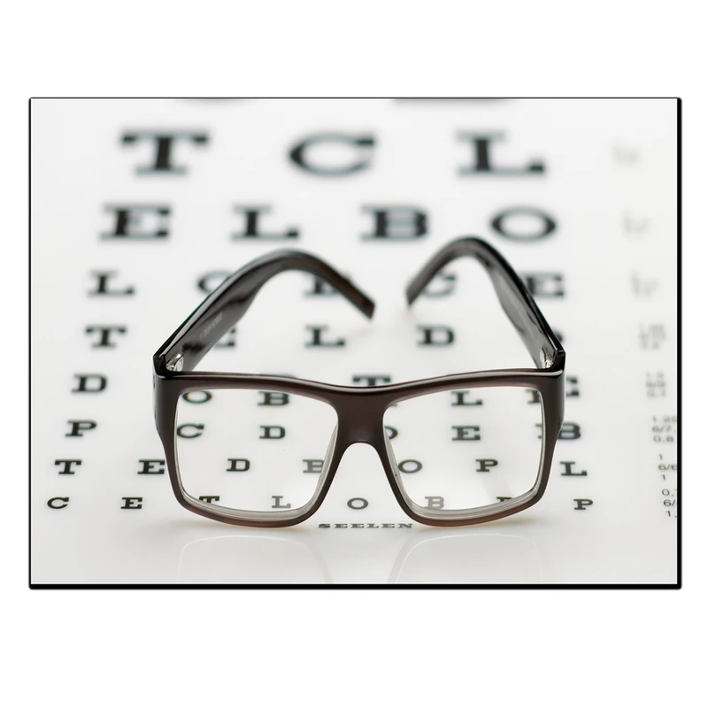 تابلو شاسی بکلیت طرح چشم پزشکی و بینایی سنجی چارت اسنلن مدل SH-12474