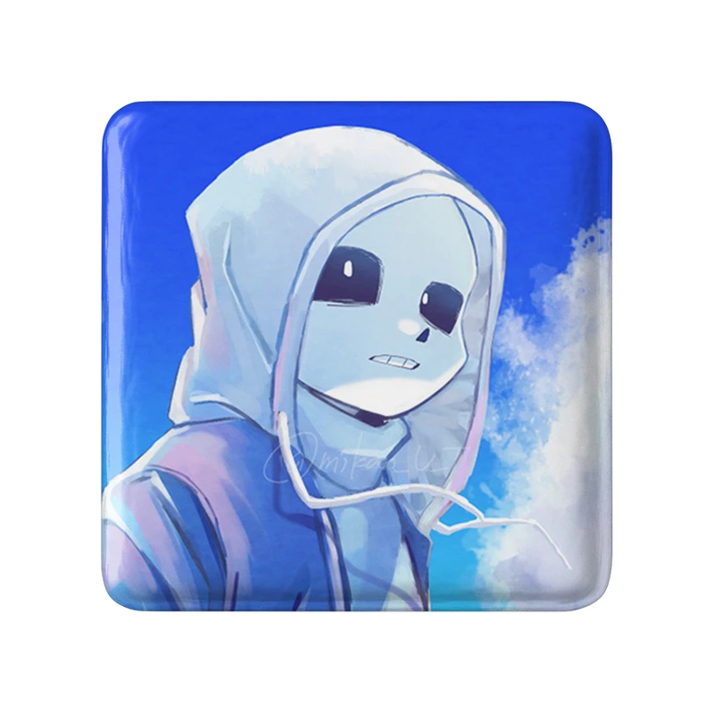 مگنت خندالو طرح بازی آندرتیل (Undertale) مدل مربعی کد 31784