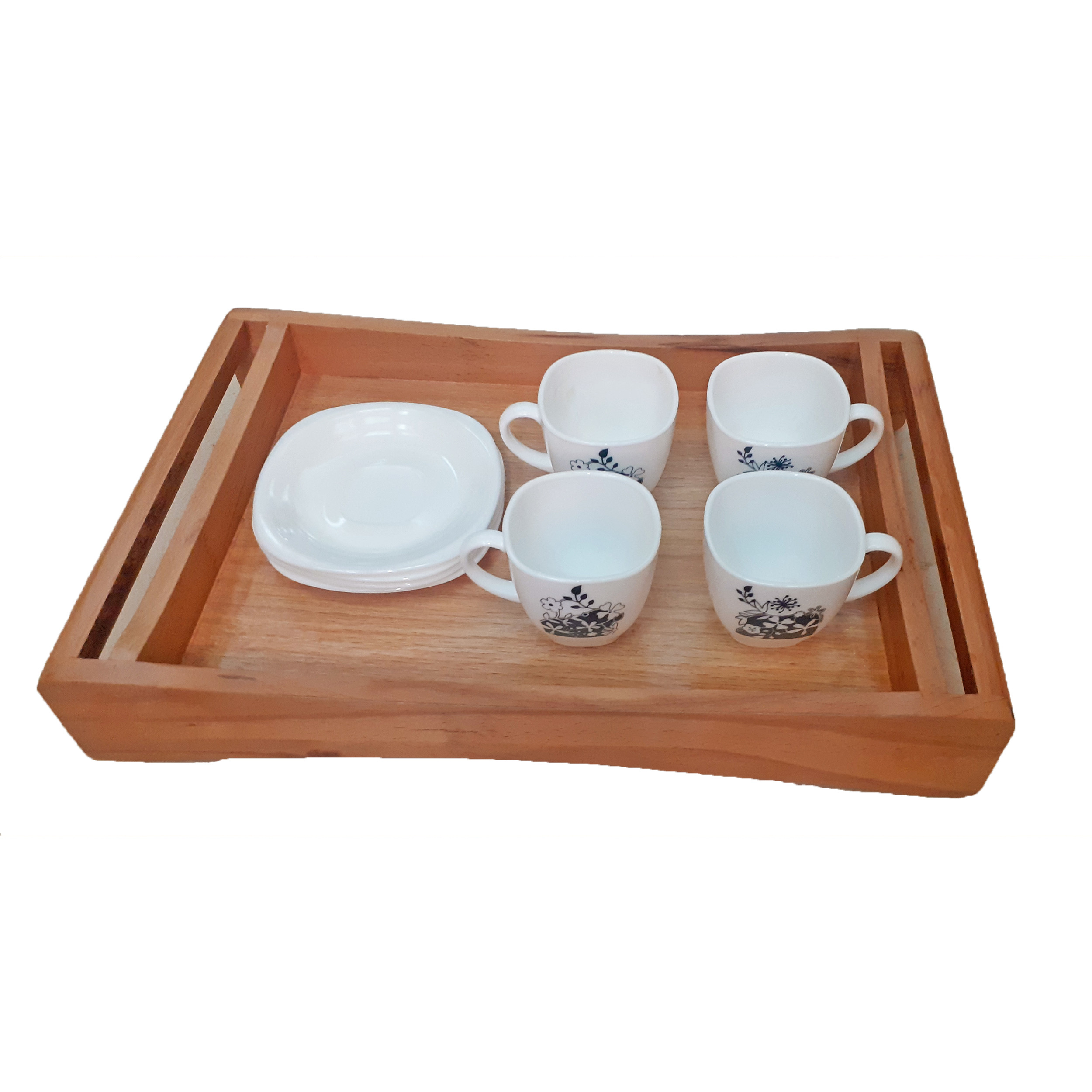 سینی مدل چوبی s101