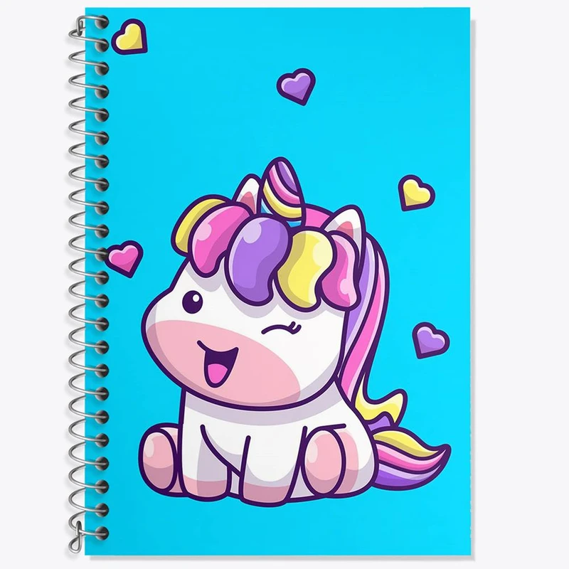 دفتر لغت 50 برگ خندالو مدل اسب تک شاخ کد 24881