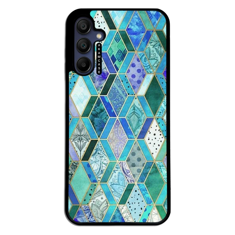 کاور آکام مدل AMC-WSGA15-MOSAIC-19 مناسب برای گوشی موبایل سامسونگ Galaxy A15