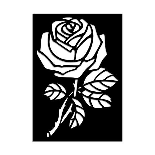 شابلون طرح رز کد 0127