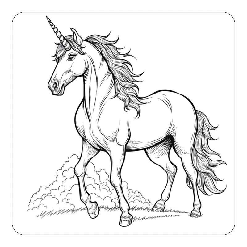 مگنت کاکتی طرح اسب تک شاخ و یونیکورن مدل mp29426