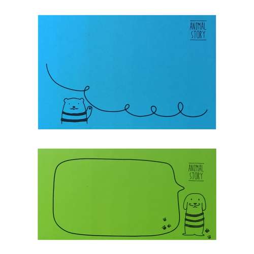 کاغذ یادداشت چسب دار اسکول فنس کد 2-92124 مجموعه 2 عددی