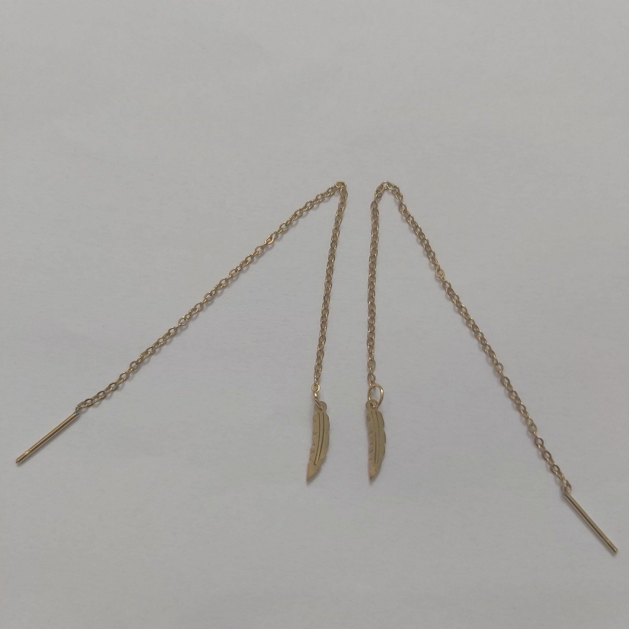 گوشواره زنانه مدل بخیه طرح پر کد r111 گوشواره زنانه مدل بخیه طرح پر کد r111